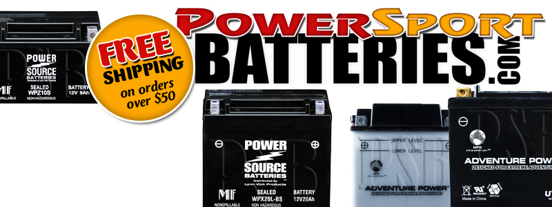 POWERSPORT BATTERIES FREE SHIPPING Special